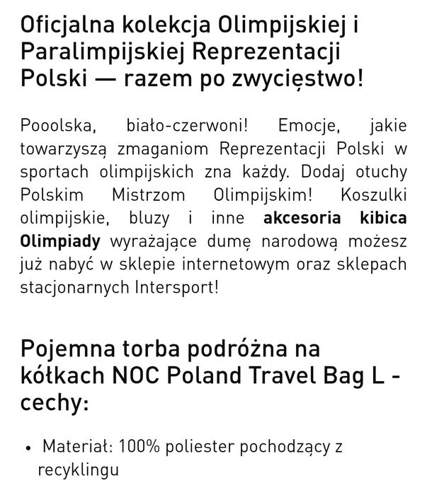 Torba podróżna Polska