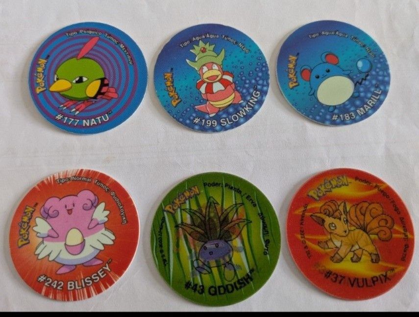 Tazos  Pokémon 2 e 3