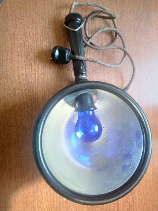 Лампа синяя Минина,