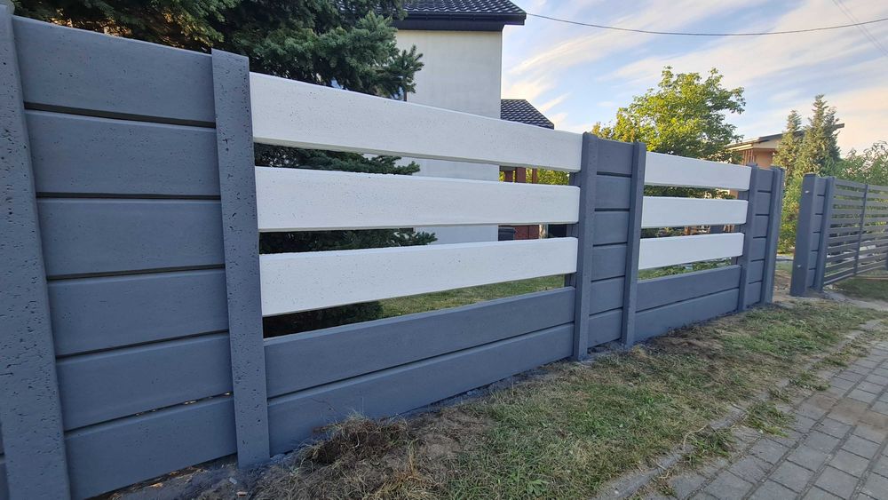 Ogrodzenia Betonowe, Panelowe 3D, Bramy + Furki z MONTAŻEM