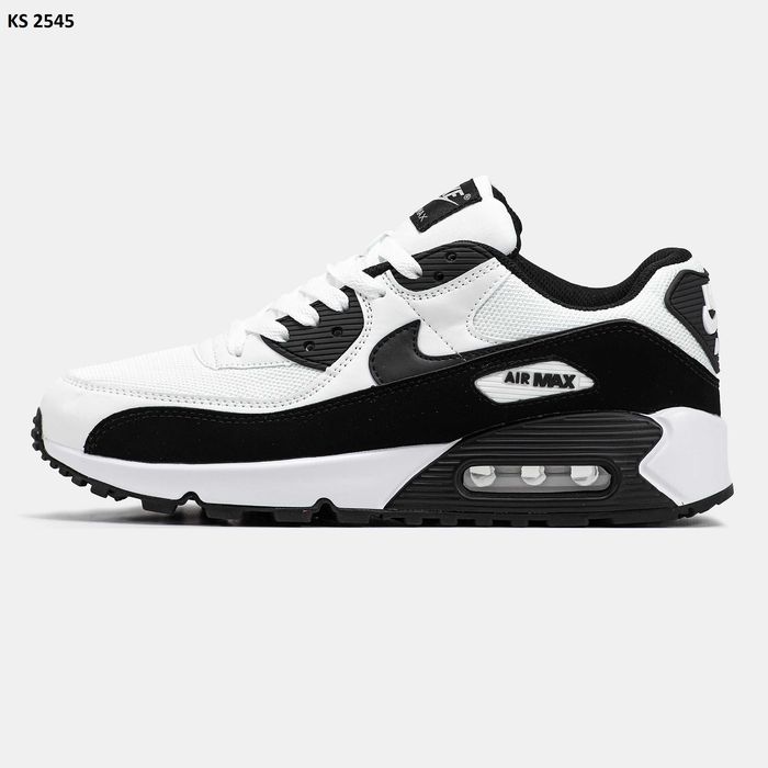 Чоловічі кросівки Nike Air Max 90 "White/Black" Розміри 40-45