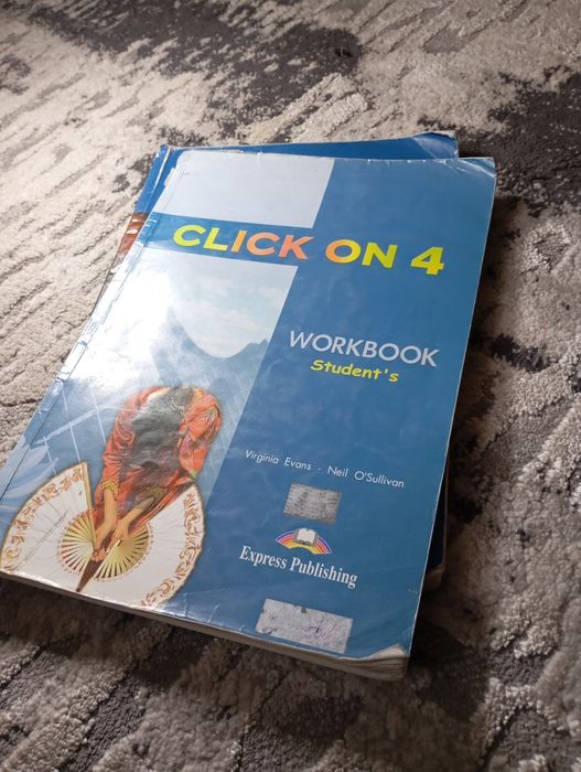CLICK ON 4   книжка і зошит оригінал