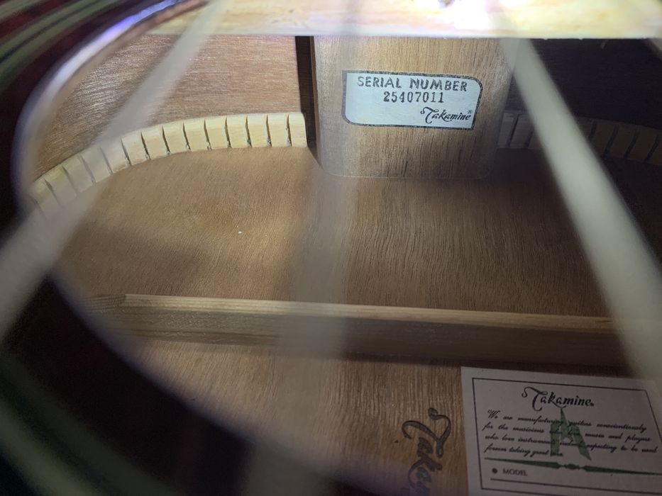 Акустична гітара Takamine (80ті Japan)