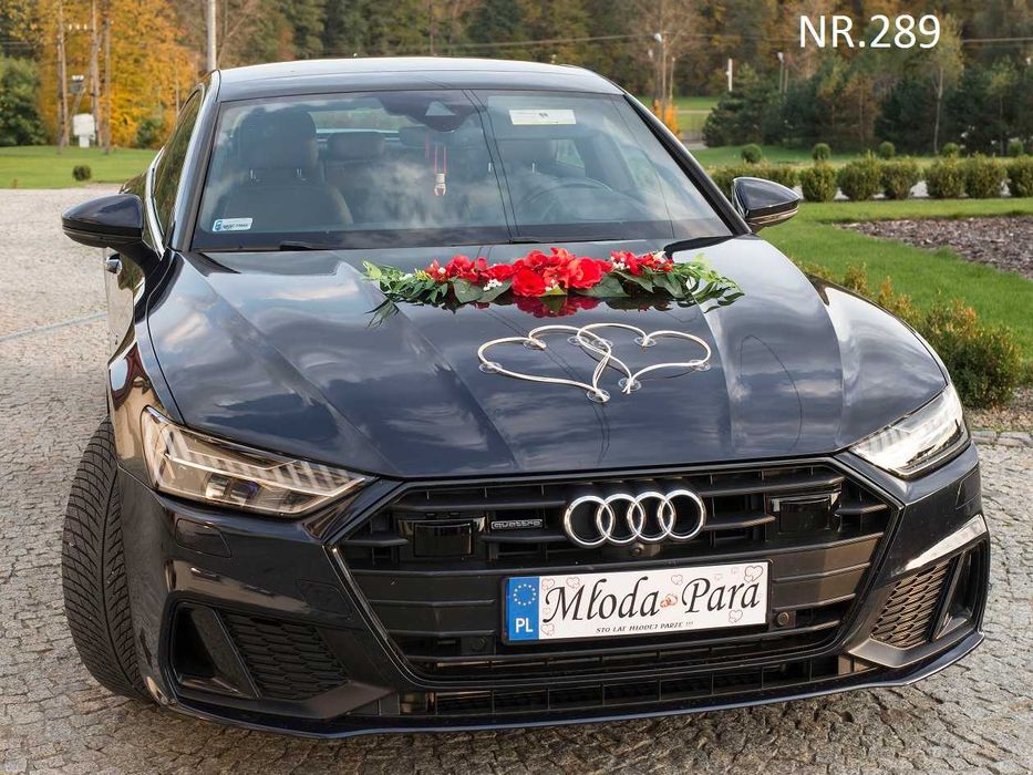 Elegancka dekoracja na samochód.Ozdoby na samochód.ZAPRASZAMY. 289