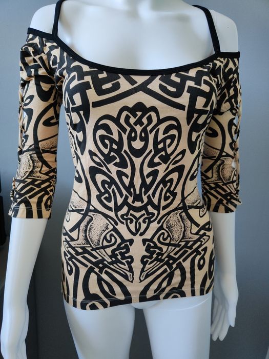 Top odsłaniający ramiona damski S