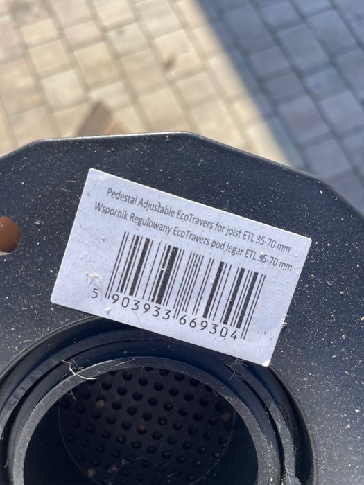 Wspornik tarasowy regulowany 24 sztuki nowe