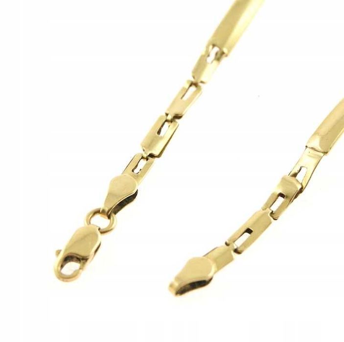 Elegancka złota BRANSOLETKA ZŁOTO p.750 19 cm
