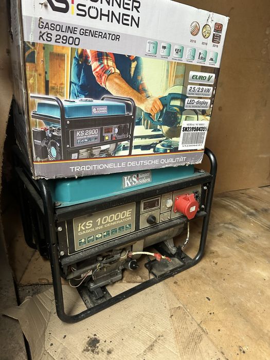 Бензиновий генератор Könner & Söhnen  8 кВт KS 10000E  , бензиновий і
