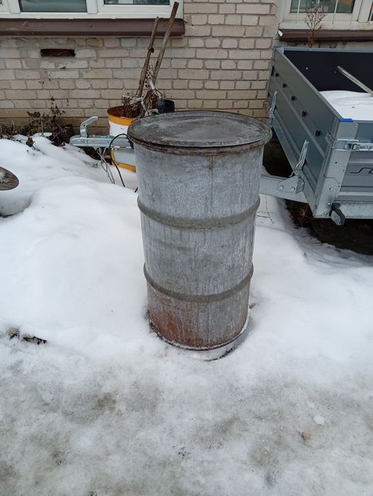 Beczka metalowa 120 l