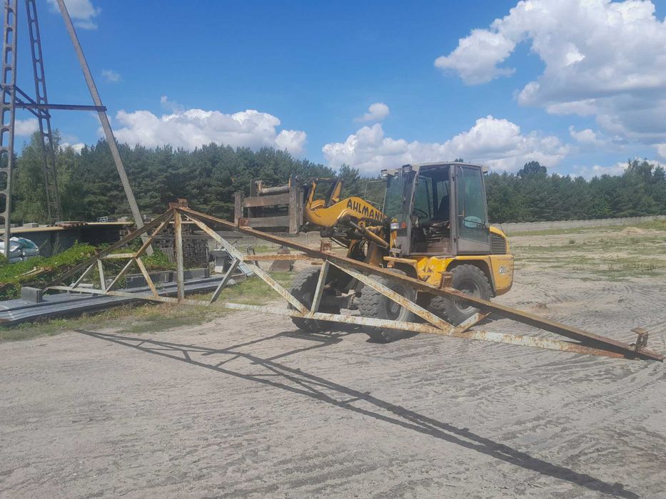 Kratownica stalowa 9m + 2xSłupy stalowe 3,3m konstrukcja stalowa hali wiaty wiata stalowa hala stalowa