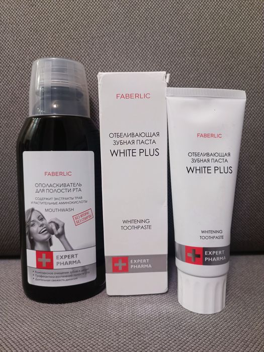 Faberlic Home Pasta do zębów+Płyn do płukania jamy ustnej Expert Pharm