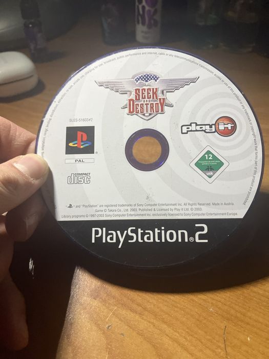 Gra na PlayStation2: Seek and Destroy,stan dobry