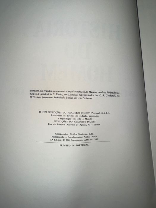 Livro história do homem