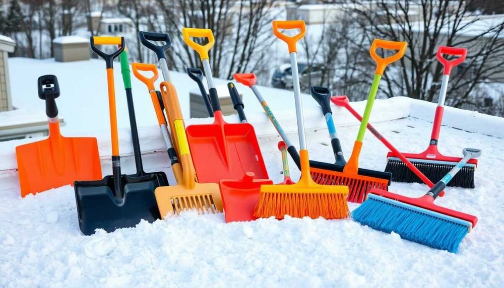 Odśnieżanie dachów, chodników