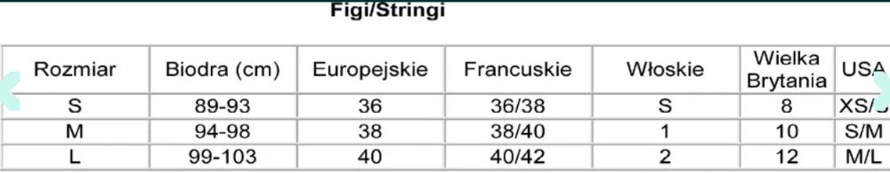 Stringi Róża Konsuela S białe nowe