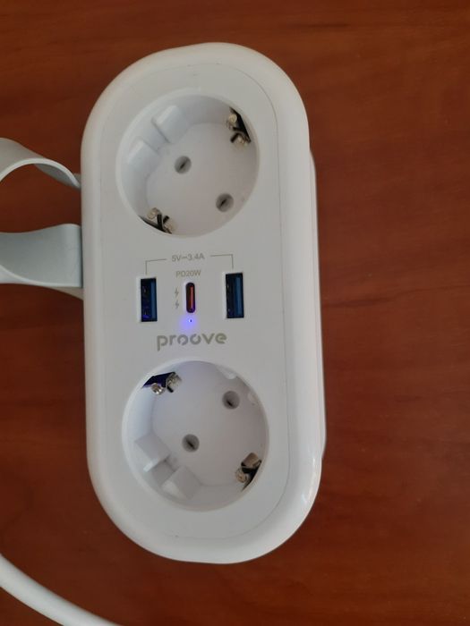Сетевой удлинитель фильтр Proove Supercoil 20w