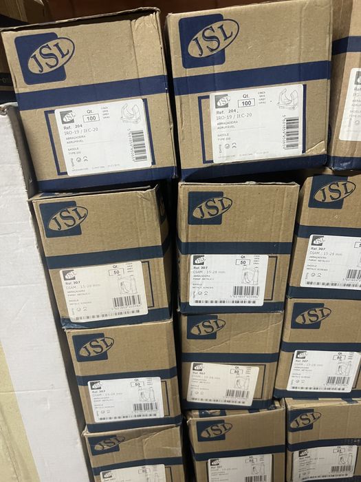 Vendo abraçadeiras jsl caixas novasmelhor