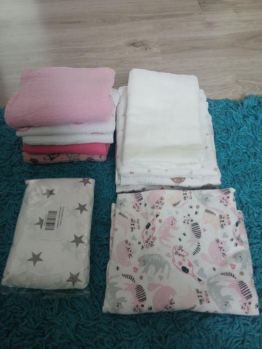 Pieluszki dla niemowląt,  prześcieradło