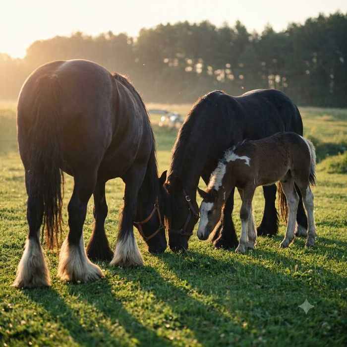 3 Klacze gypsy cob/tinker
