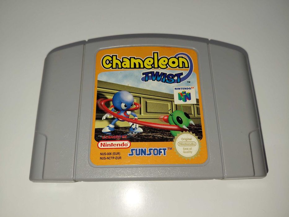 nintendo 64 CHAMELEON TWIST platformówka 3D PAL anglik