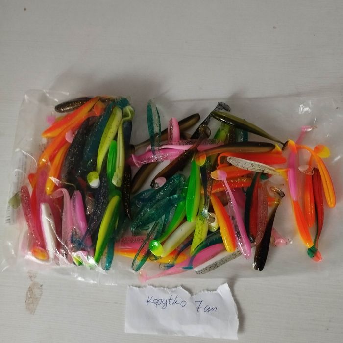 Duży zestaw przynęt spinningowy