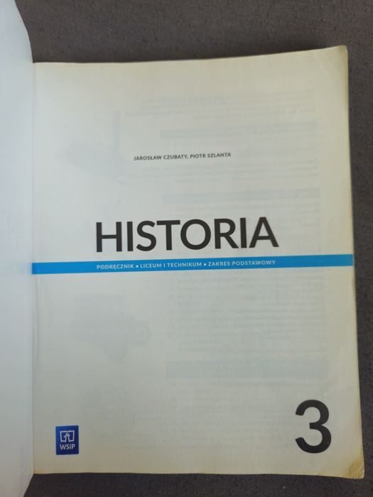 Historia 3 podręcznik do technikum I liceum
