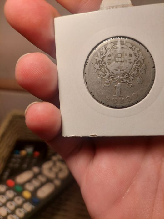 Moeda 1 escudo 1929 Alpaca