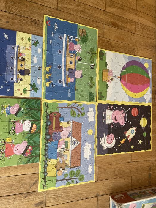 Puzzle Świnka Peppa 6 szt
