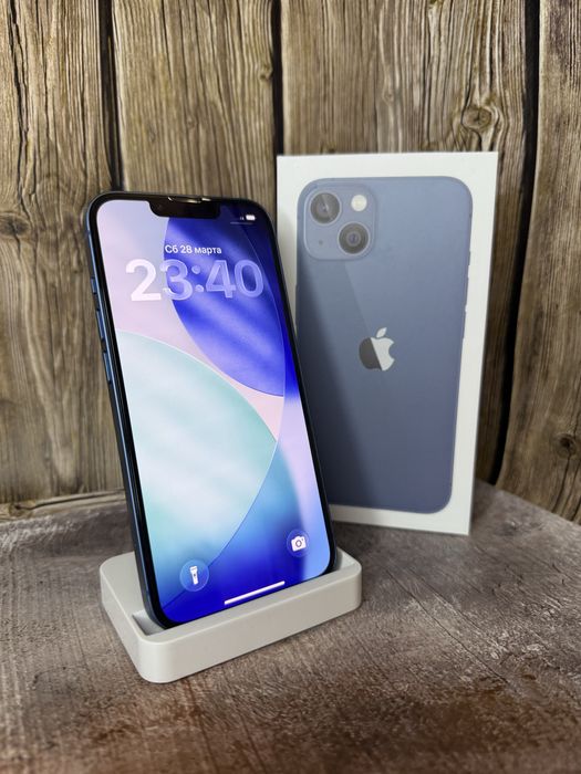 Iphone 13 blue 128GB neverlock • 99% АКБ