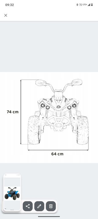 Quad akumulatorowy