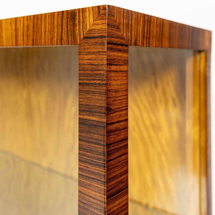 Serwantka Art Deco Kraków Witryna Orzech Palisander Mahoń Antyk Stara