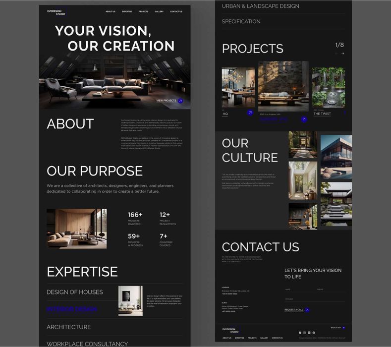 UX/UI Дизайнер | Корпоративні сайти | Моб. додатки | Лендінги  | Figma
