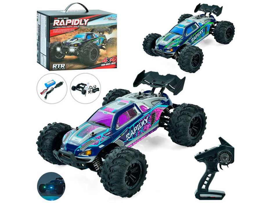 Джип на радиоуправлении 38км/ч RAPIDLY Фиол Скоростная машинка пульте