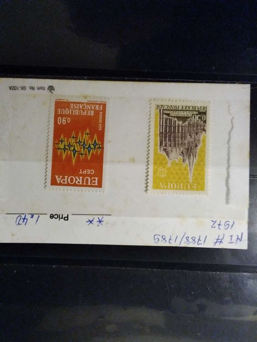 1972 Série Completa Europa CEPT França MNH **