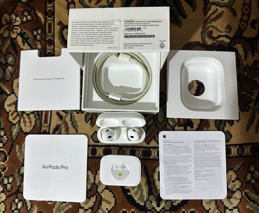 Навушники AirPods Pro 2 Original Офіційні S/n D6620J9N59 Комплект