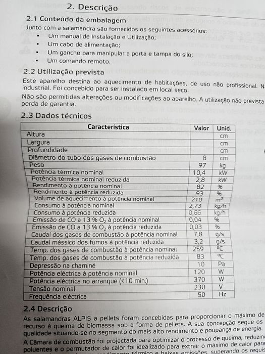 Salamandra pellets 1O kW