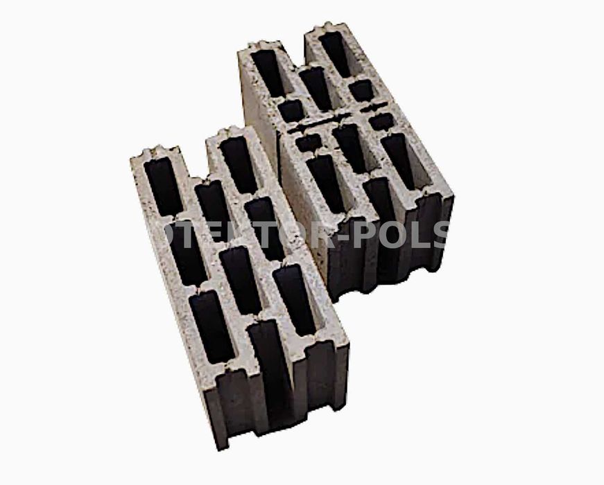 pustak ALFA 24cm bloczek szlakowy fundament żużlo-betonowy mur piwnica