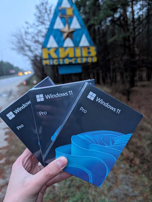 Windows 11 Pro Боксова Ліцензія Віндовс Коробка Виндовс 11 Про BOX