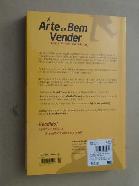A Arte de Bem Vender de Ivan R. Misner e Don Morgan
