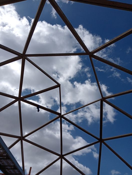 Dome Geodésica, vende-se estrutura 6 m de diâmetro 4.40 m de altura
