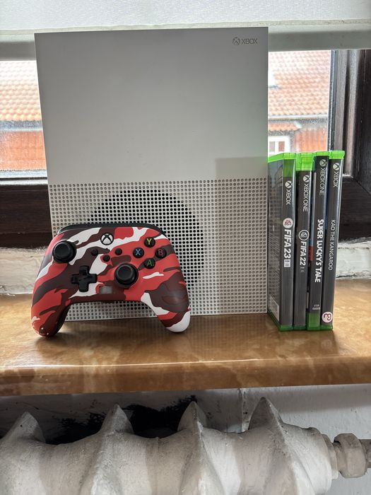 Konsola Xbox One S 1Tb + pad + 4 gry OKAZJA!!!