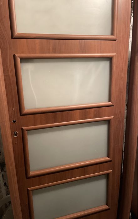 Drzwi 80 lewe wewnętrzne + futryna