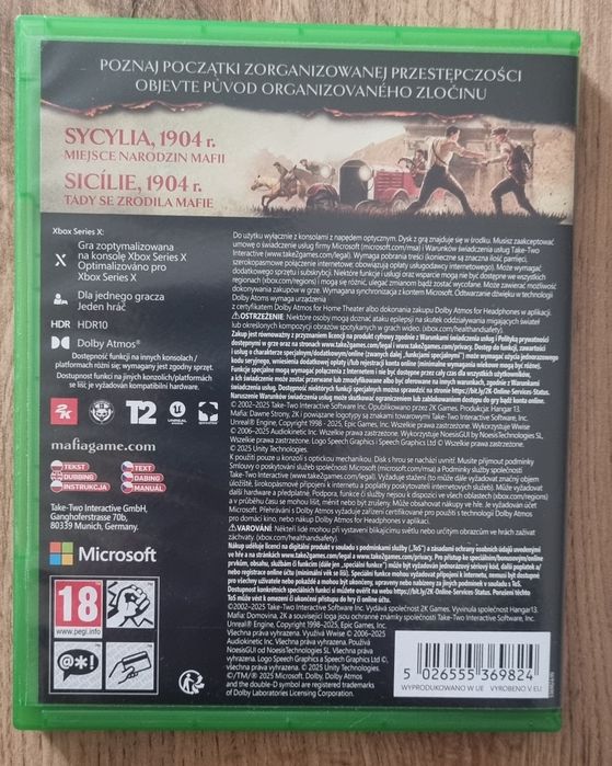 Mafia The Old Country Polska Dystrybucja WAWA