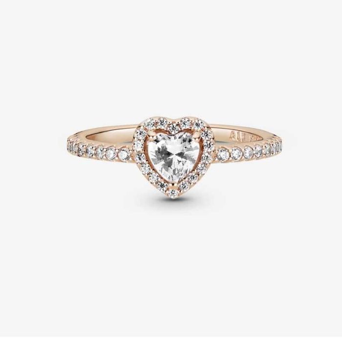 Anel coração da pandora