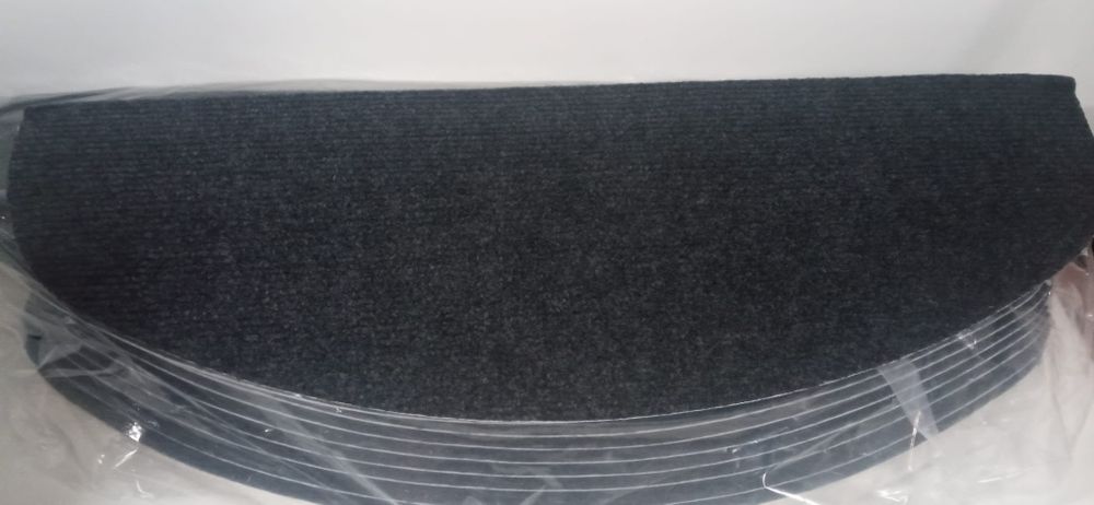 Antypoślizgowe nakładki dywanowe na schody – 15 szt. | Grafit