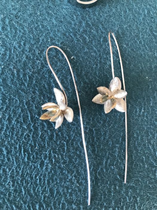 Срібло сережки, каблучка