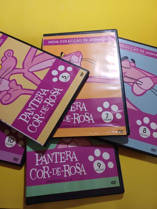 Coleção DVD Pantera Cor - de - Rosa