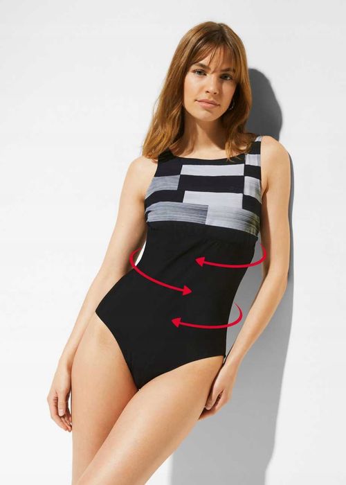 AE5410 Kostium kąpielowy modelujący czarny ^42