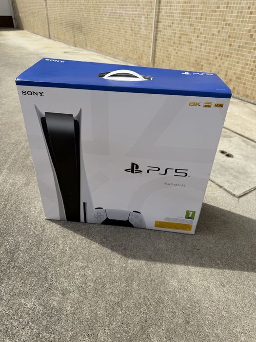 Caixa consola ps5