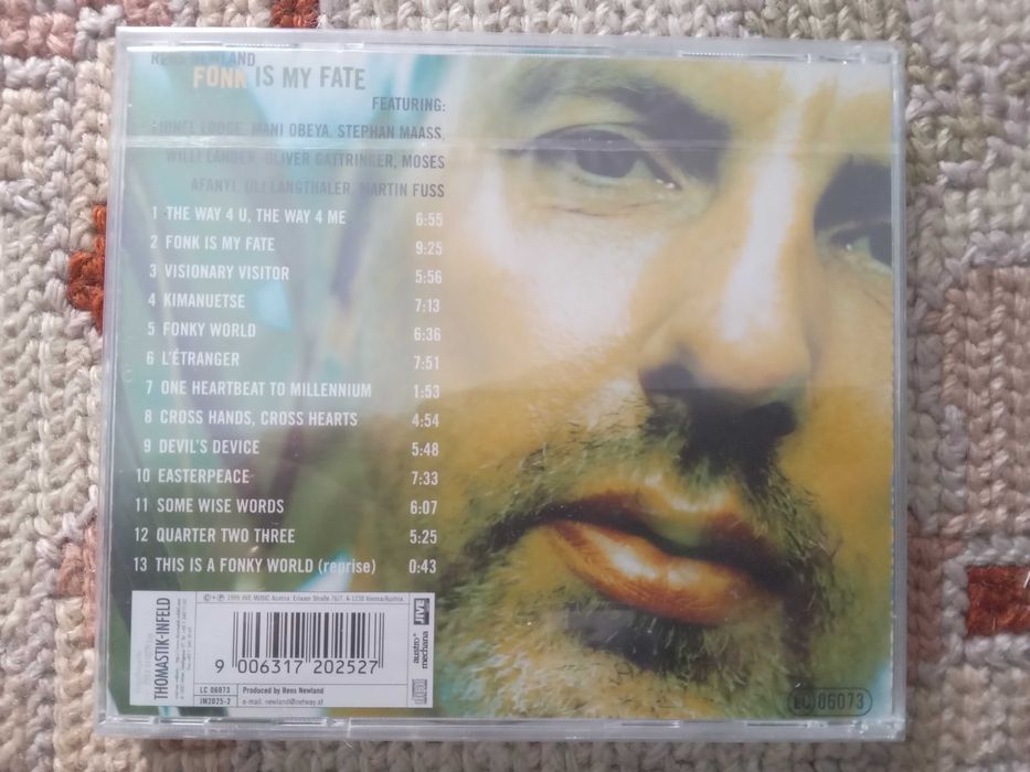 Rens Newland - " Funk is my fate " ... Cd